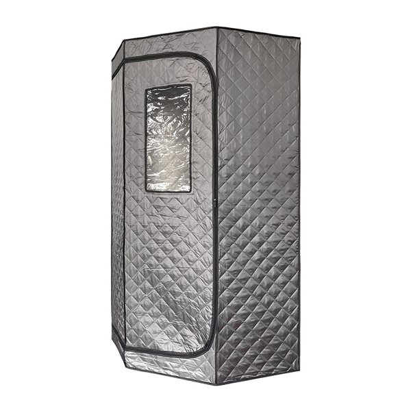 Blisspod 90 x 90 x 190-cm Grey Portable Home Steam Sauna Tent