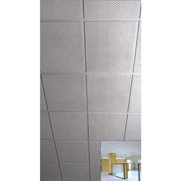 Wexstar 24 x 24-in Polygon 12-Pack White Calcium Silicate Water/Fire Resistant Ceiling Tiles