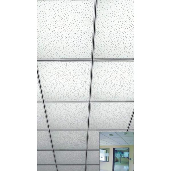 Dalles de plafond Lunar de Wexstar 24 x 24 po blanc résistant à l'eau et au feu en silicate de calcium 12/pqt