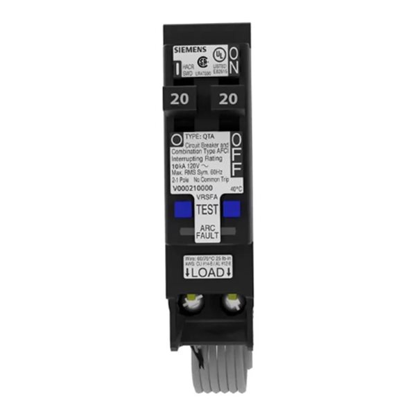 Siemens Twin Arc-Fault 120 V 20 A 1-Pole Circuit Breaker