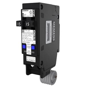 Siemens Twin Arc-Fault 120 V 15 A 1-Pole Circuit Breaker