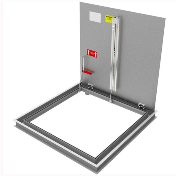 Porte d'accès de plancher encastrée de Best Access Doors 36 x 36 po drainable, 300 PSF