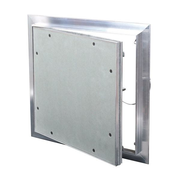 Porte d'accès de Best Access Doors en aluminium 8 x 8 po encastrée de ½ po avec bride dissimulée