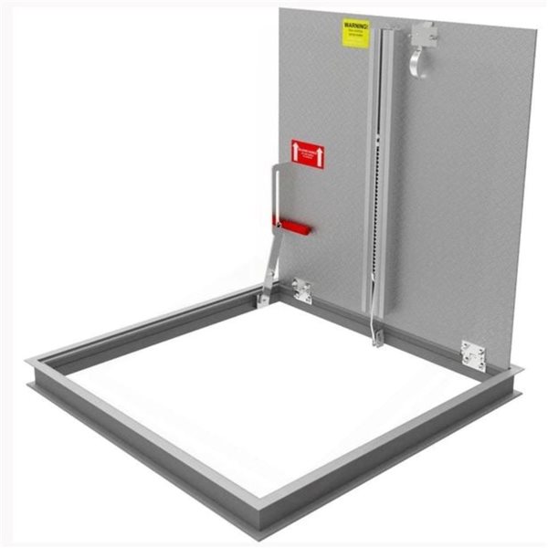 Porte de plancher encastrée de Best Access Doors non drainable 36 x 36 po aluminium, 300 PSF