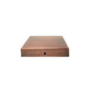 Nuvo Iron Eazy-Cap 6 x 6-in Copper 12-Pack Modern Low-Profile Flat Top Post Cap