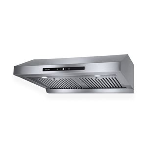 Sakura R3311 800 CFM 30-in Stainless Steel Undercabinet Range Hood with Sensor