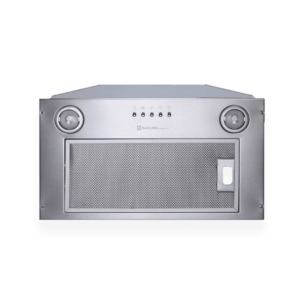 Hotte de cuisine encastrée SA390 de Sakura 30 po en acier inoxydable avec filtre en aluminium amovible