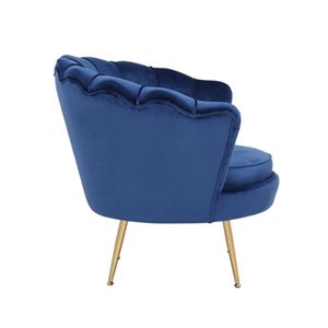 Chaise longue Wragby par TAKE ME HOME bleue