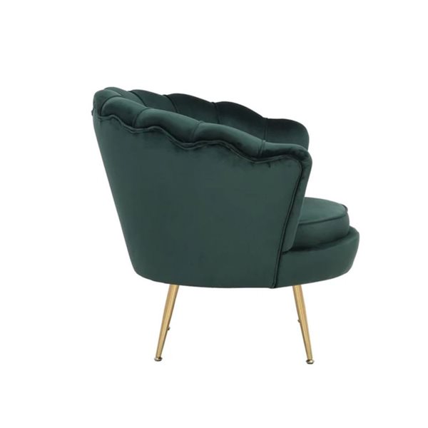 Chaise longue Wragby par TAKE ME HOME verte