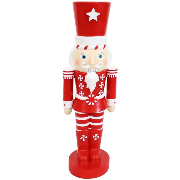 Sunnydaze Decor Alfonso the Noble Indoor and Outdoor Nutcracker Statue - 36-in