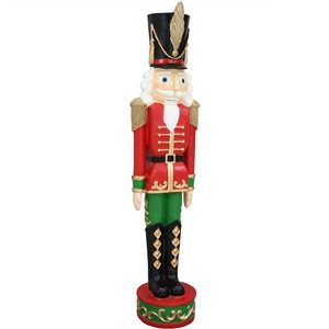 Sunnydaze Decor 37-in Kristoff the Christmas Nutcracker Soldier - 1 Statue