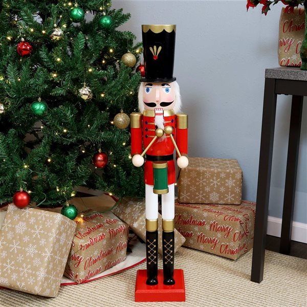 Sunnydaze Decor Noah the Harmonious Indoor Christmas Nutcracker Statue - 35.75-in