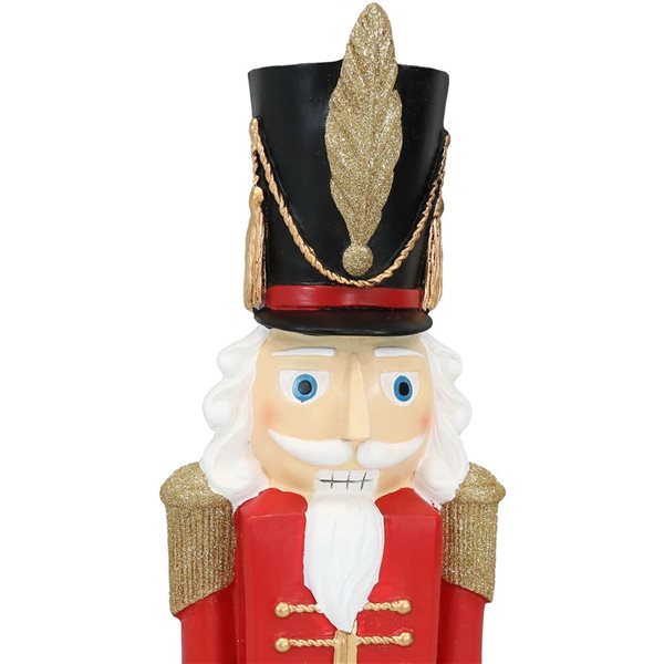 Sunnydaze Decor 37-in Kristoff the Christmas Nutcracker Soldiers - 2 Statues