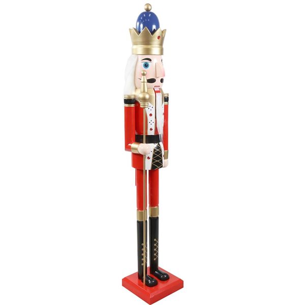 Sunnydaze Decor Balthazar the Protector Indoor Christmas Nutcracker - 48-in