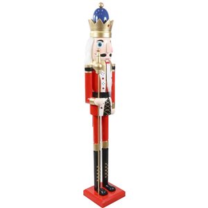 Sunnydaze Decor Balthazar the Protector Indoor Christmas Nutcracker - 48-in