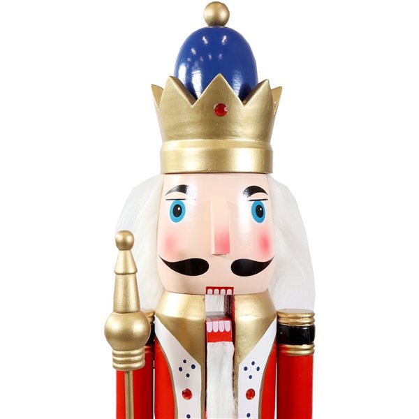 Sunnydaze Decor Balthazar the Protector Indoor Christmas Nutcracker - 48-in