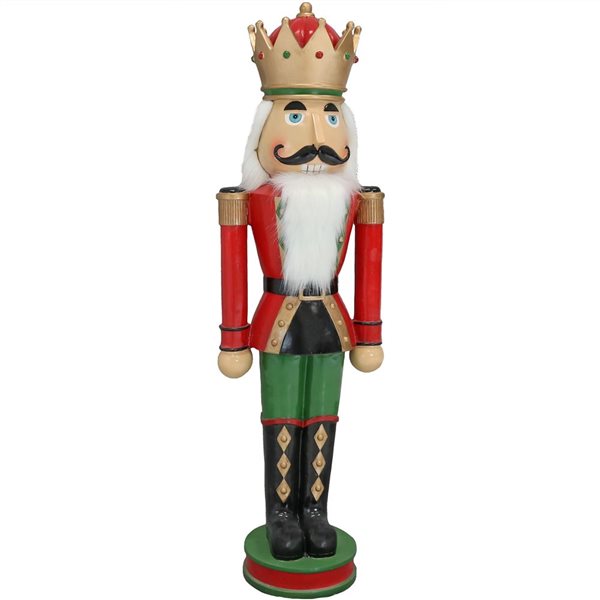 Sunnydaze Decor Matthias the Prince Indoor and Outdoor Nutcracker Statue - 35-in