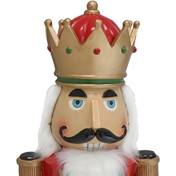 Sunnydaze Decor Matthias the Prince Indoor and Outdoor Nutcracker Statue - 35-in