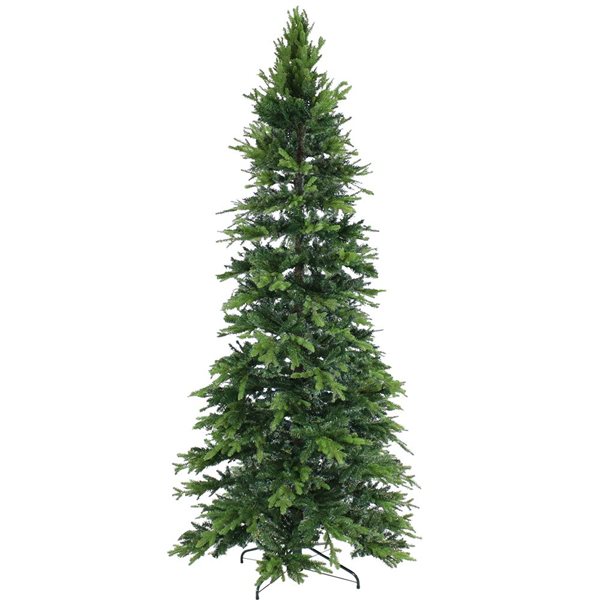 Sunnydaze Decor Slim and Stately Artificial Christmas Tree - 8 Feet