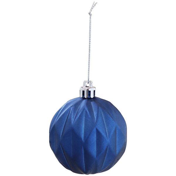 Sunnydaze Decor Winter Wonderland 100-Piece Blue/Silver Assorted Ornament Set