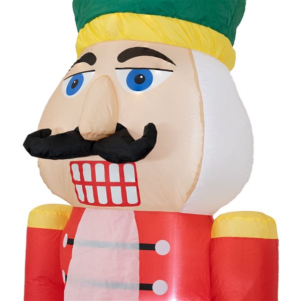 Sunnydaze Decor Nathaniel the Nutcracker 8-ft Christmas Inflatable