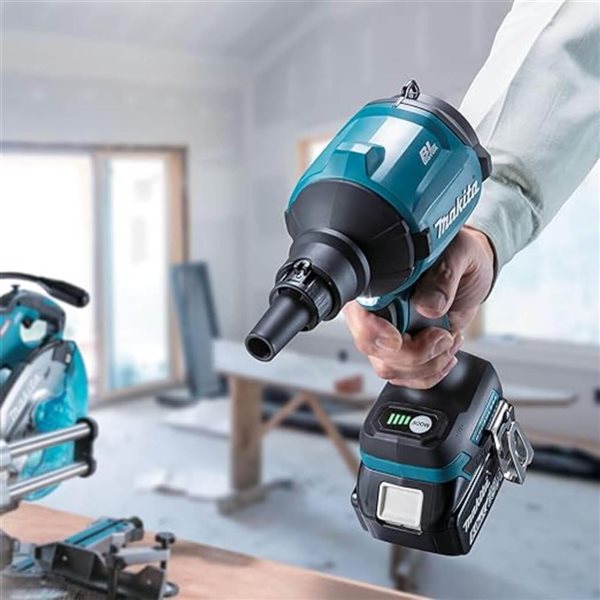 Makita 18V LXT Lithium-Ion Brushless Cordless 4-Speed Dust Blower with Lock-On Button