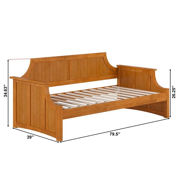 AFI Cambridge Light Toffee Twin Size Daybed