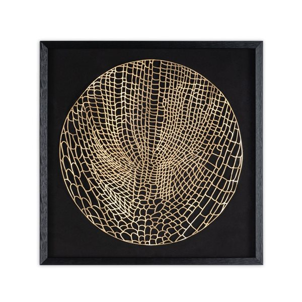 Gild Design House Laced Moon I, 24" Shadow Box