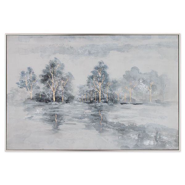 Gild Design House Winter's Woods, Hand Painted Canvas