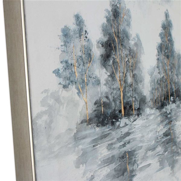 Gild Design House Winter's Woods, Hand Painted Canvas