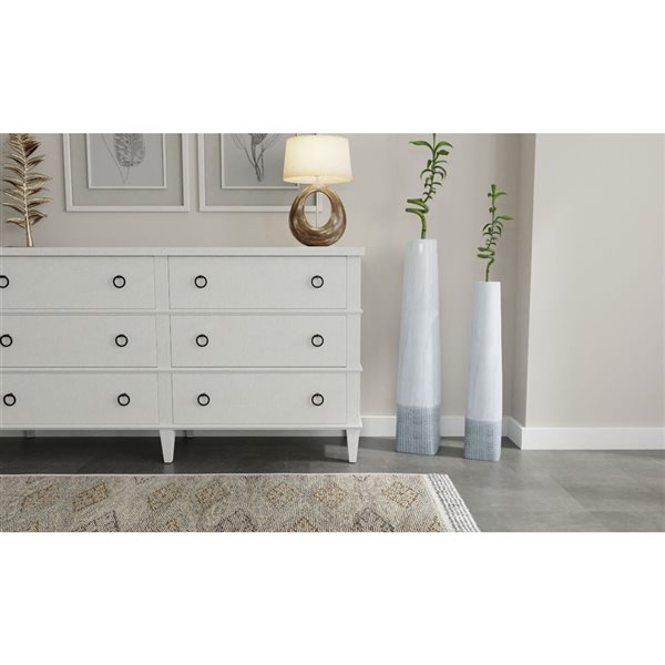 Gild Design House Raine 40-in Decorative Ceramic Floor Vase - Large