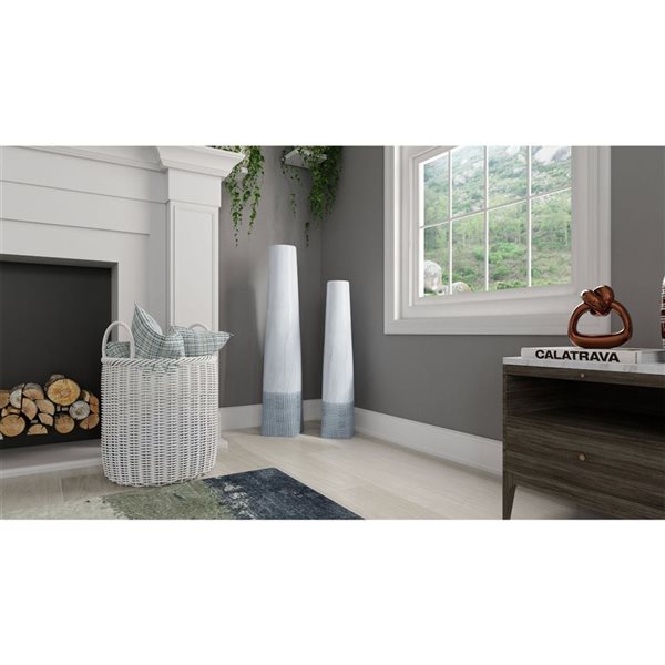 Gild Design House Raine 40-in Decorative Ceramic Floor Vase - Large