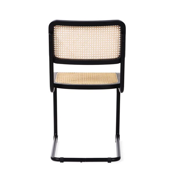 Gild Design House Arwan Black Cane Dining Side Chairs - Set of 2