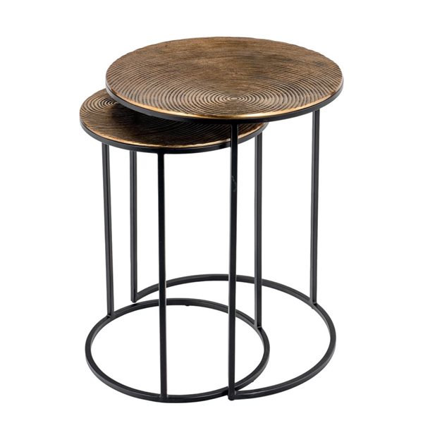 Gild Design House Othello Metal Nesting Tables - Set of 2