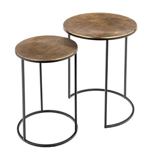 Gild Design House Othello Metal Nesting Tables - Set of 2