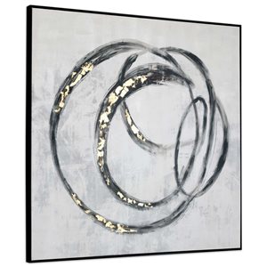 Gild Design House Circulo, Hand Painted Canvas