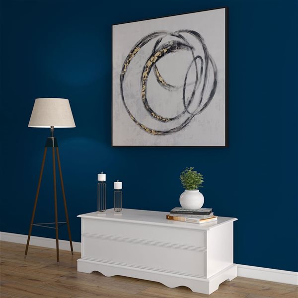 Gild Design House Circulo, Hand Painted Canvas