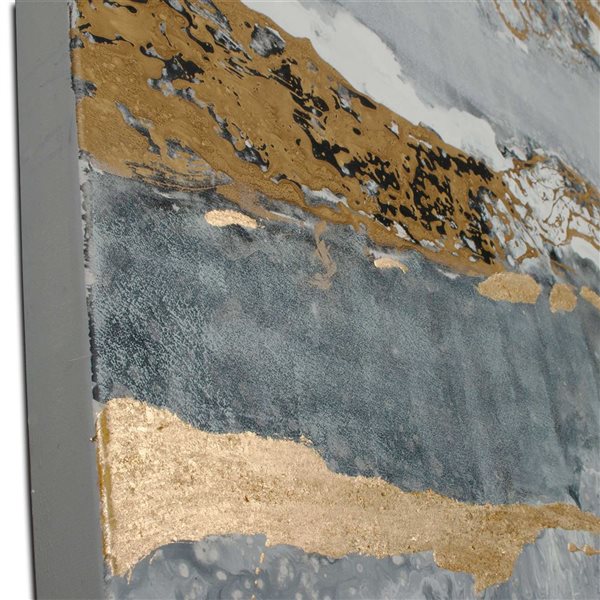 Gild Design House Shimmering Light, Hand Painted Canvas