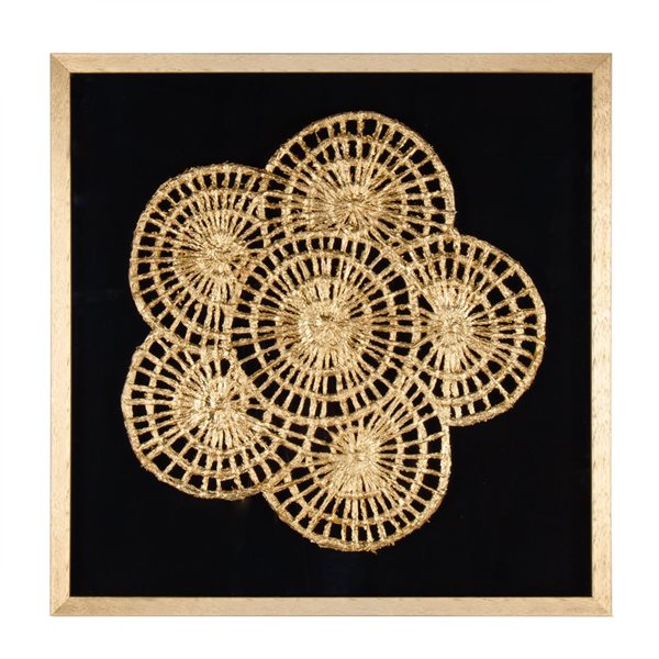 Gild Design House Golden Petals Shadow Box