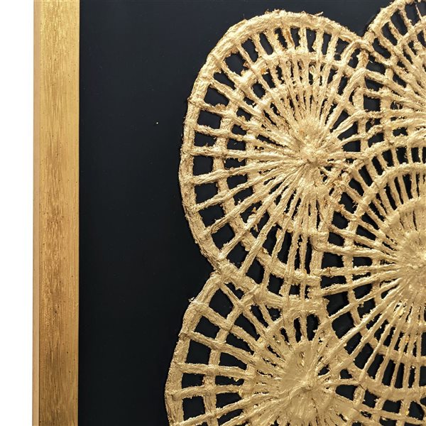 Gild Design House Golden Petals Shadow Box