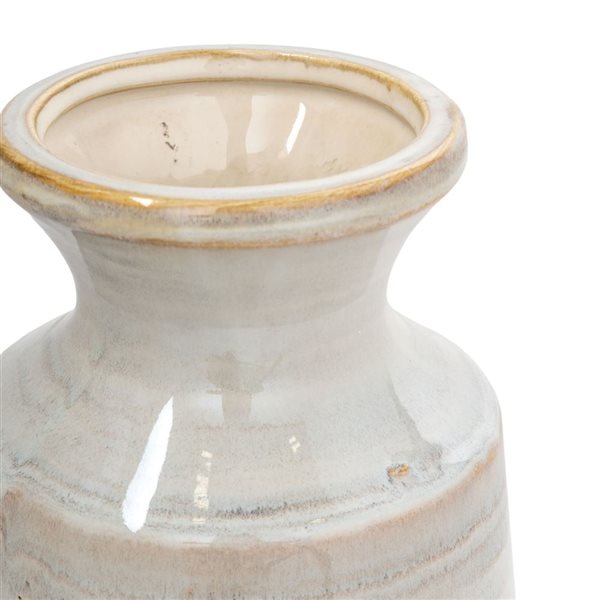 Gild Design House Nahla 9-in Decorative Ceramic Table Vase - Small