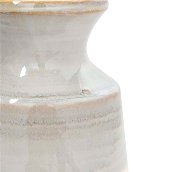 Gild Design House Nahla 9-in Decorative Ceramic Table Vase - Small