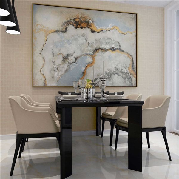 Gild Design House Alliette, Hand Painted Canvas