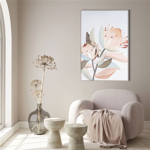 Gild Design House Pastel Petal Harmony I, Hand Painted Giclee