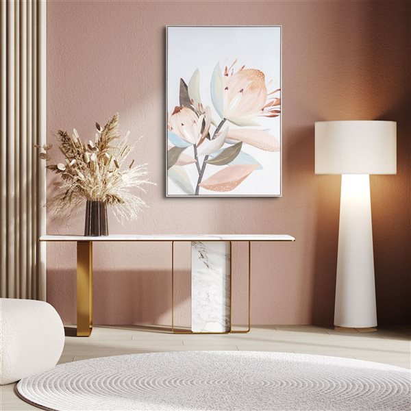 Gild Design House Pastel Petal Harmony I, Hand Painted Giclee