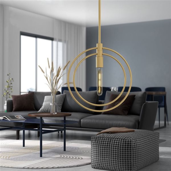 Gild Design House Nyla Single Light Brass Pendant