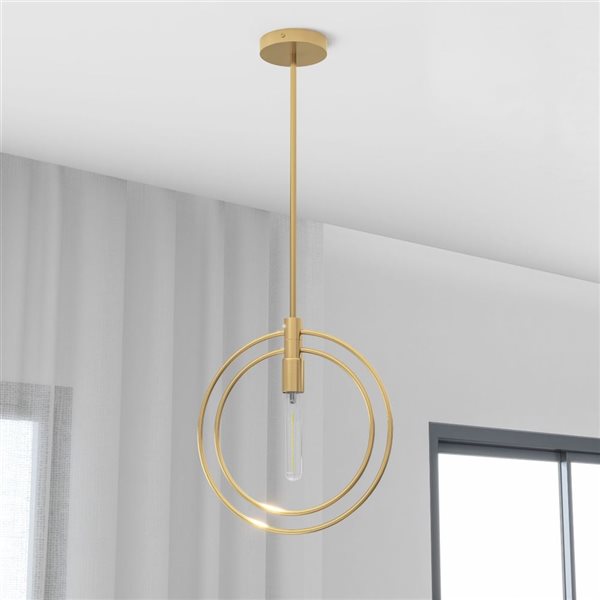 Gild Design House Nyla Single Light Brass Pendant