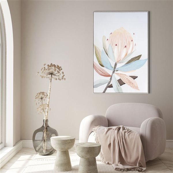 Gild Design House Pastel Petal Harmony II, Hand Painted Giclee