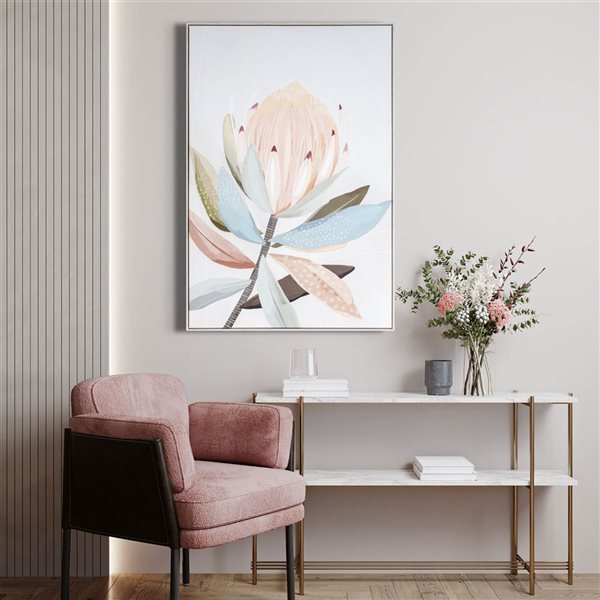 Gild Design House Pastel Petal Harmony II, Hand Painted Giclee