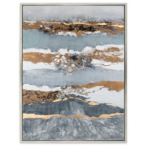 Gild Design House Shimmering Light, Small, Hand Painted Canvas